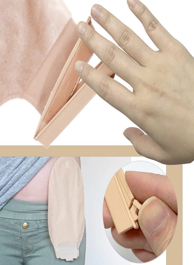 MUROCEA Universal Ostomy Bag Clip, Drainable Pouch Clamps, Tail Closure Surefit, Medical Grade (30 pcs - Image 4