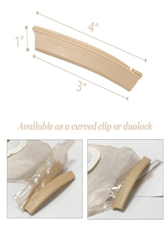 MUROCEA Universal Ostomy Bag Clip, Drainable Pouch Clamps, Tail Closure Surefit, Medical Grade (30 pcs - Image 3