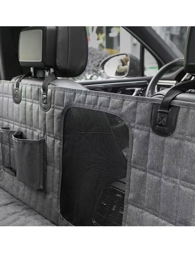 general Car Dog Mats for Smart Forfour W454 2004-2006, Car Protective Blanket Dog Back Seat Safety Cushion for Pets Oxford Fabric Waterproof Automobile Interior Accessories, - Image 3