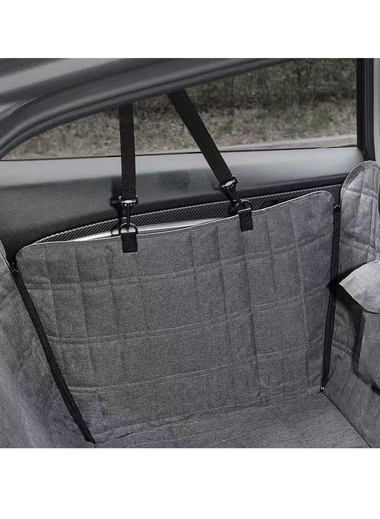 general Car Dog Mats for Smart Forfour W454 2004-2006, Car Protective Blanket Dog Back Seat Safety Cushion for Pets Oxford Fabric Waterproof Automobile Interior Accessories, - Image 4