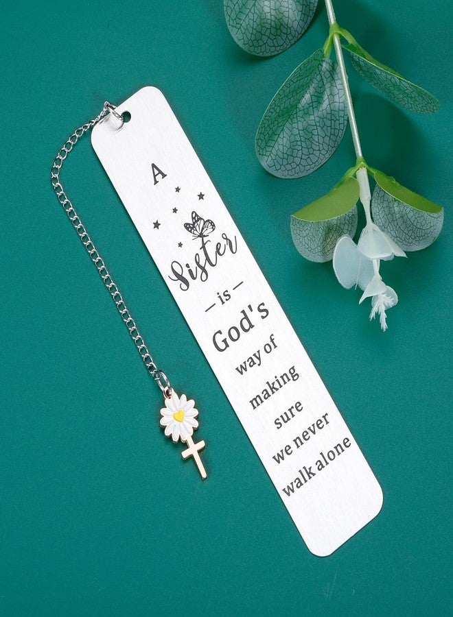 FOOZDEEVAAQ Sister Gifts from Sister Gifts for Women Sisters in Law Birthday Soul Secret Sisters Baptism Christian Bookmark Gift for College Girl Easter Basket Stuffers Dorm Room Essential Bridal Shower Valentine - Image 3