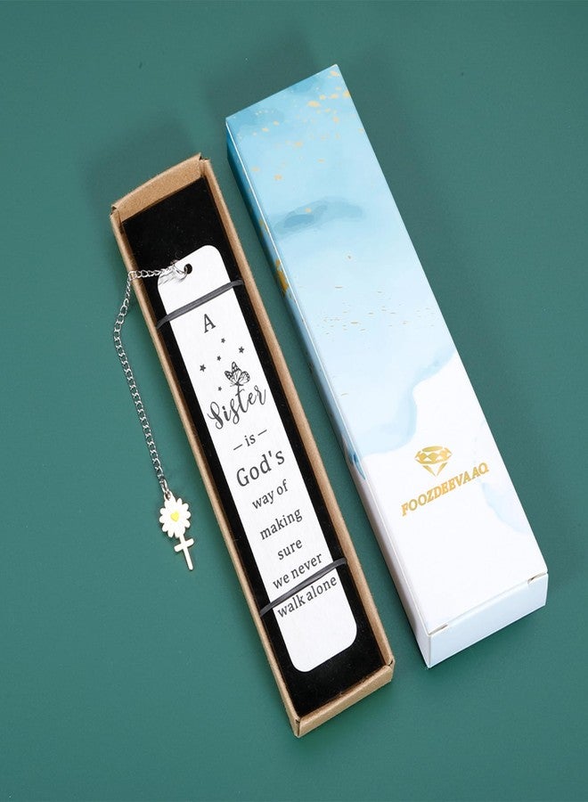 FOOZDEEVAAQ Sister Gifts from Sister Gifts for Women Sisters in Law Birthday Soul Secret Sisters Baptism Christian Bookmark Gift for College Girl Easter Basket Stuffers Dorm Room Essential Bridal Shower Valentine - Image 5