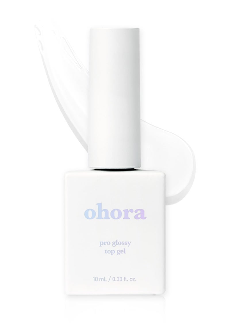 ohora Gel Nail Care (Pro Glossy Top Gel) - Corrects Nail Texture, Easy to Use & Easy to Remove for Semi Cured Nail Strip Application - Professional Salon-Quality for Healthy, Strong Nails - Image 2