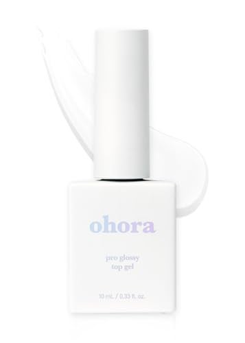 ohora Gel Nail Care (Pro Glossy Top Gel) - Corrects Nail Texture, Easy to Use & Easy to Remove for Semi Cured Nail Strip Application - Professional Salon-Quality for Healthy, Strong Nails - Image 1