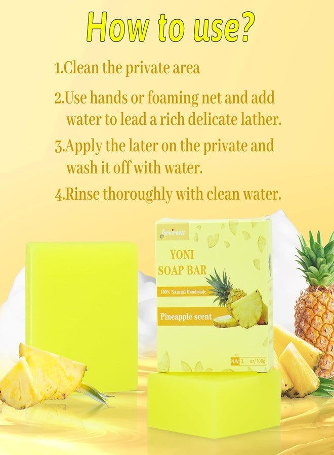 forvirness 3 Pack Yoni Soap Bar PH Balance Feminine Wash, Natural Vaginal Yoni Bar Soap for Women Moisturizing, Yoni Wash Yoni Care Soap Intimate Soap for Women, V Cleanser Yoni Bar Soap - Image 3