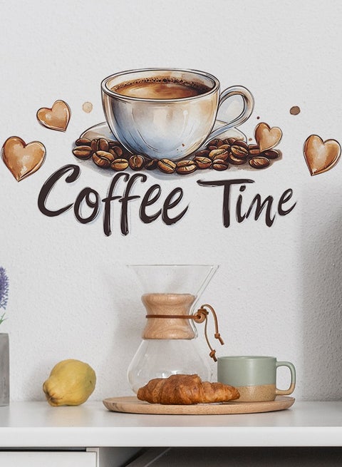 Coffee Cup Love Coffee Bean Coffee Shop Restaurant Home Decoration Wall Stickers