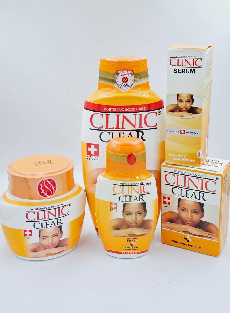 Clinic Clear Skin Whitening Set 5 Pieces - Image 2