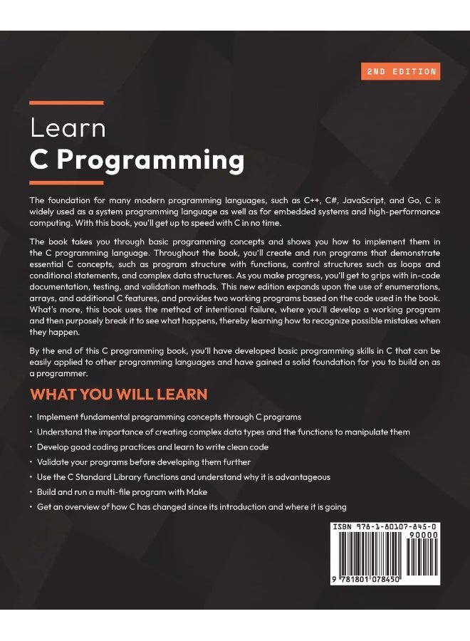 Packt Learn C Programming - Second Edition: A beginner's guide to learning the most powerful and general-purpose programming language with ease - Image 2