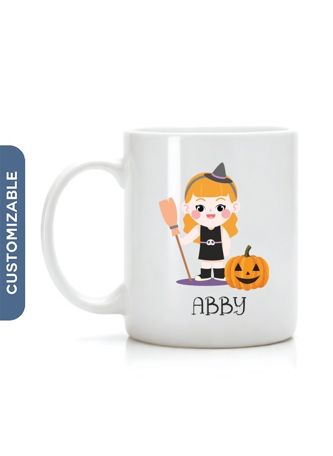 Share the Love Make It Yours: Personalised Halloween Mug with Custom Name 