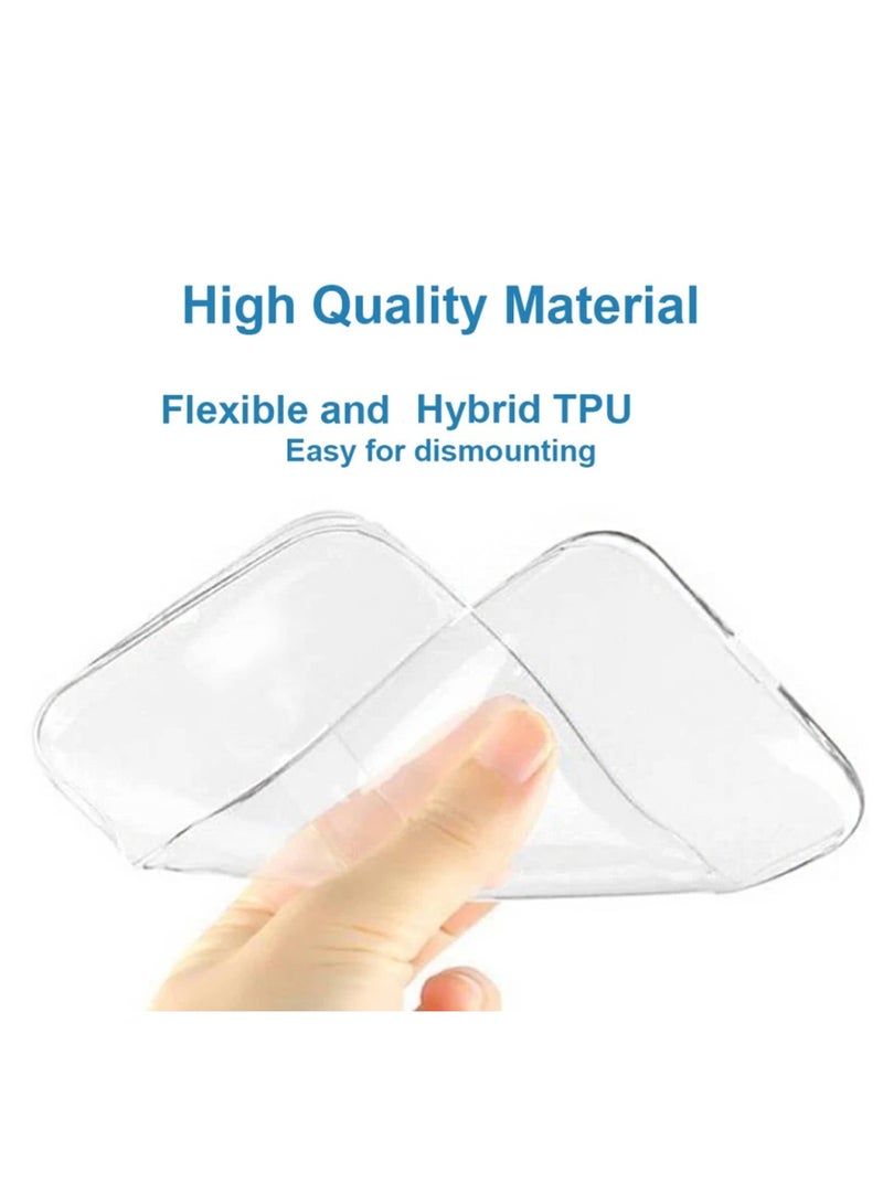 Techie Tecno Spark GO 2023 TPU Soft Corner Ultra Slim Clear Case Shockproof Anti Fingerprint Transparent Protective Back Cover - Image 5