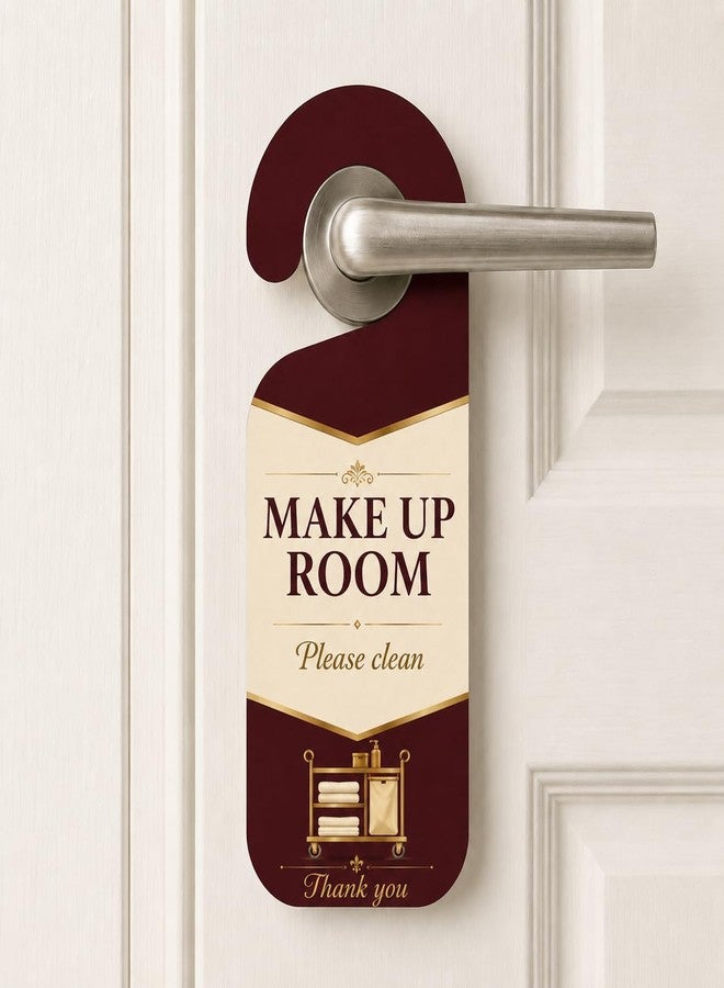Tinywalk Door Sign Hanger Collection | MDF Hanging Door Signs & Door Hanger Sign | Decorative Door Knob Hanger for Home, Office, Hotel, Nursery, Study Room, Spa, Prayer Room & Work From Home, Make up room - Image 2