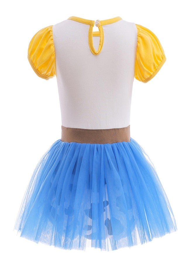 Szytypyl Princess Jessie Costumes for Baby Girls Jumpsuit One Piece Outfit with Headband - Image 2