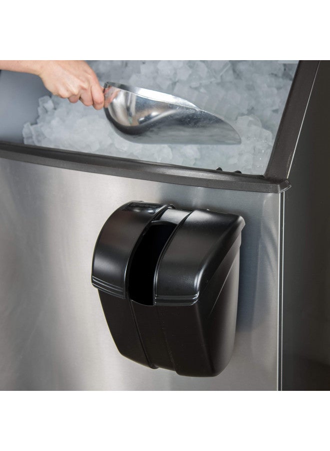 San Jamar Saf-T-Ice Plastic Scoop Caddy for Scoops, 86 oz, Black - Image 3