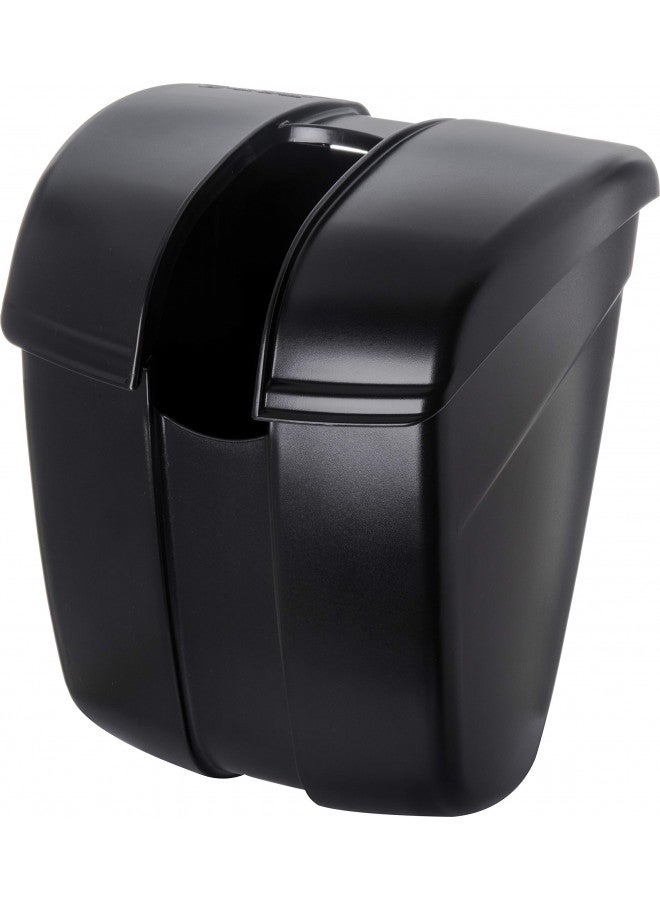 San Jamar Saf-T-Ice Plastic Scoop Caddy for Scoops, 86 oz, Black - Image 1