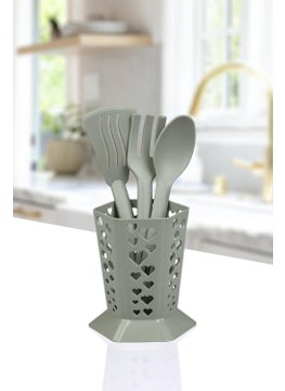 ‎okyanus Home Ocean Home Green Stand Serving Set  - Image 1
