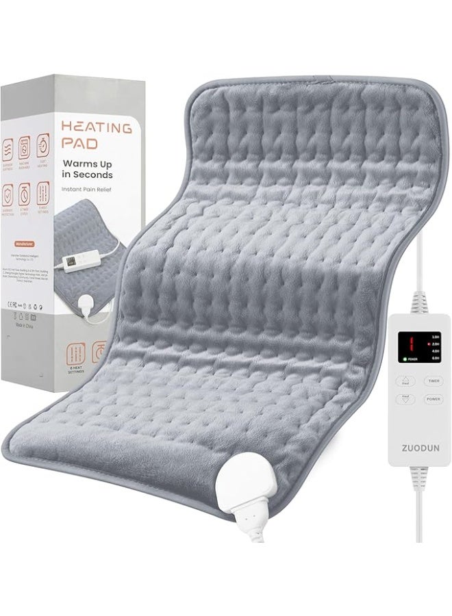 وسادة تدفئة كهربائية للرقبة والكتف مع خاصية الحرارة الرطبة، لتخفيف آلام الظهر وتقلصات الدورة