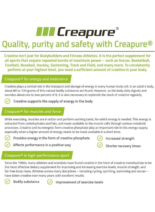 The Genius Brand Creatine Powder with Creapure Monohydrate and Carnosyn Beta-Alanine SR (Sour Apple, 195g)