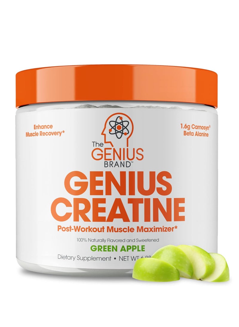 The Genius Brand - Genius Creatine Post Workout Muscle Maximizer Green Apple - Image 1