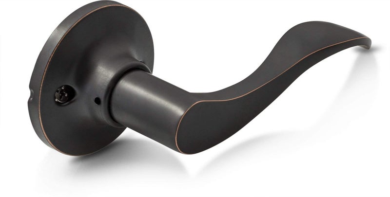 Berlin Modisch Dummy Lever Door Handle [Pack of Two] for Closets with a Oil Rubbed Bronze Finish, Single Side, Non-Turning Pull Only Classic Series - Image 4