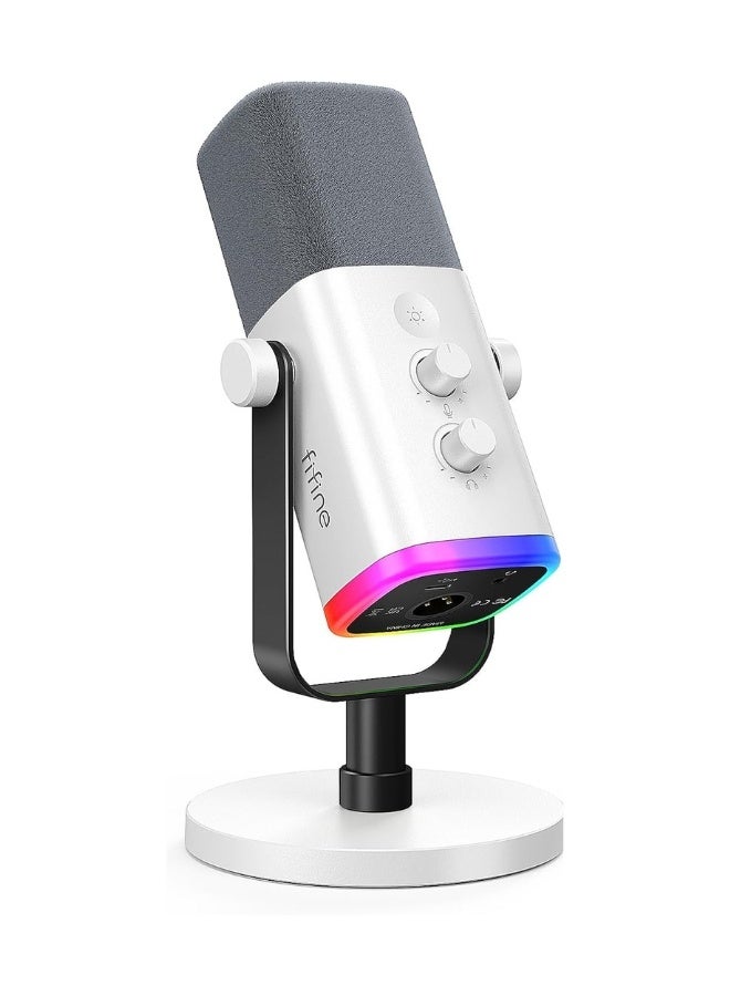 FIFINE AmpliGame AM8 USB/XLR Dynamic Microphone for Gaming Streaming - Image 1