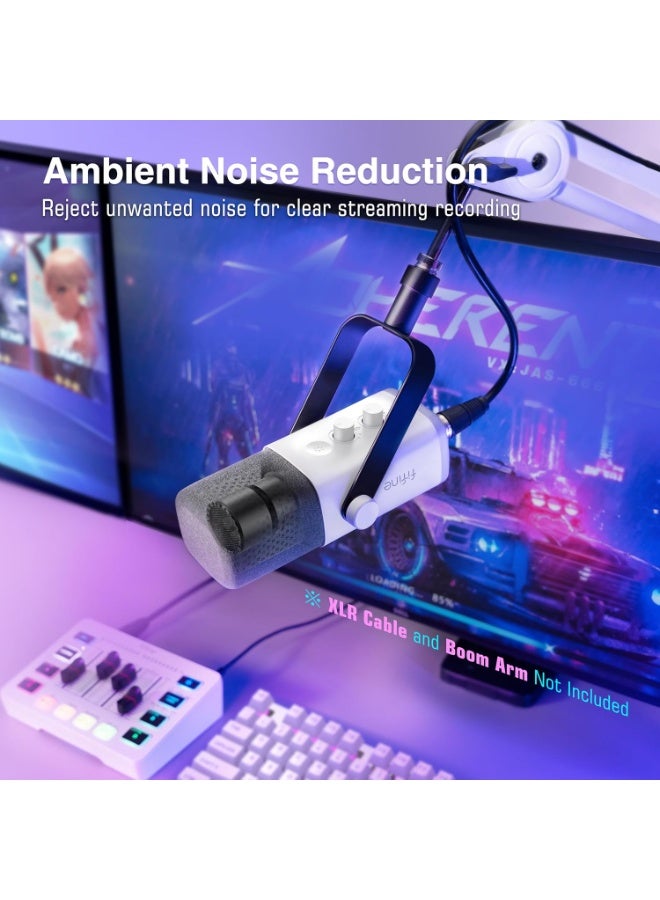 FIFINE AmpliGame AM8 USB/XLR Dynamic Microphone for Gaming Streaming - Image 3