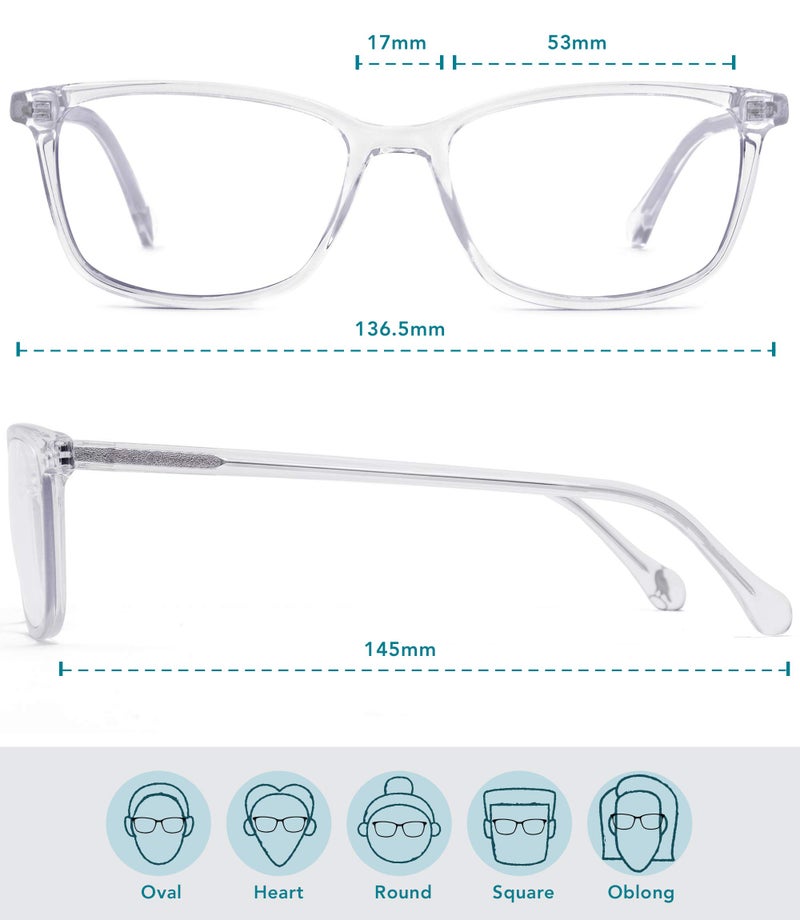 Felix Gray Faraday Blue Light Glasses for Women, Blue light glasses Men â€“ Sleep & Wellness Support, Eye Strain Relief - Image 2