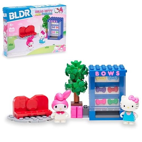 BLDR Hello Kitty and Friends Bow Vending Machine Building Set 0112 with Hello Kitty and My Melody Minifigures Gift for Kids and Sanrio Fans Ages 8 - Image 1