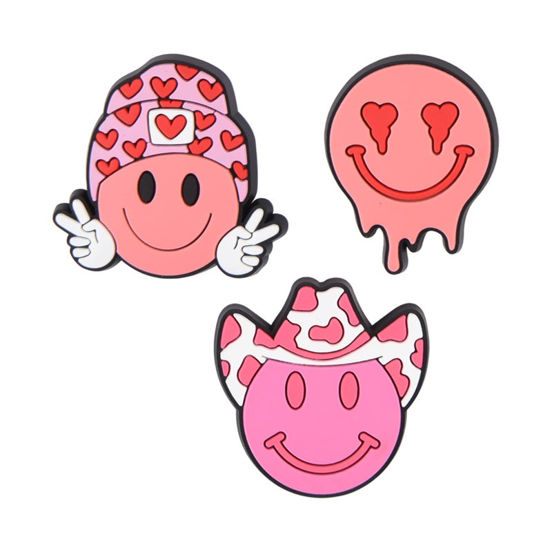 XQNB Smile Shoe Charms for Cute Shoes Decoration Accessories Bag Charm for Girls Boys Men Women Party Favor Gifts - Image 2