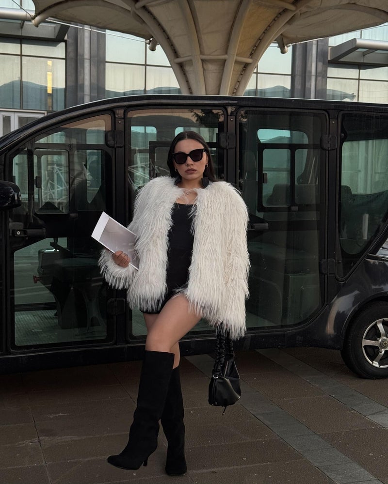 Wnshonzy Black Suede Knee High Boots for Women Wide Calf Square Toe Tall Stiletto Kitten High Heels Thigh Long Soft Fall Boot Pull on Fashion Casual Cute Y2K - Image 2