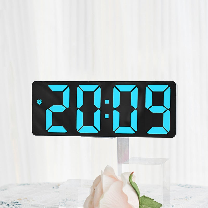 Color Creative Multi-Function Electronic Clock Simple Large Screen Clock Alarm Clock Student Clock A Variety Of Mirror 0712 - Image 2