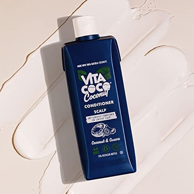 Vita Coco ANTI-DANDRUFF CONDITIONER WITH COCONUT AND GUAVA (400ML) Â€¢ HAIR CONDITIONER FOR DANDRUFF-PRONE HAIR AND DRY, ITCHY SCALP Â€¢ FREE FROM SILICONES AND COLOURANTS - Image 2