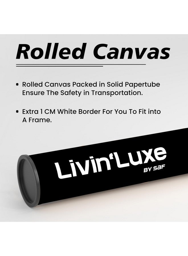 SAF paintings Unframed Rolled Art Print||Eiffel Tower Canvas Wall Art Print for Home Décor And Office||Unframed canvas Painting For Wall decor||Home wall and Office Interior CR-83 - Image 4