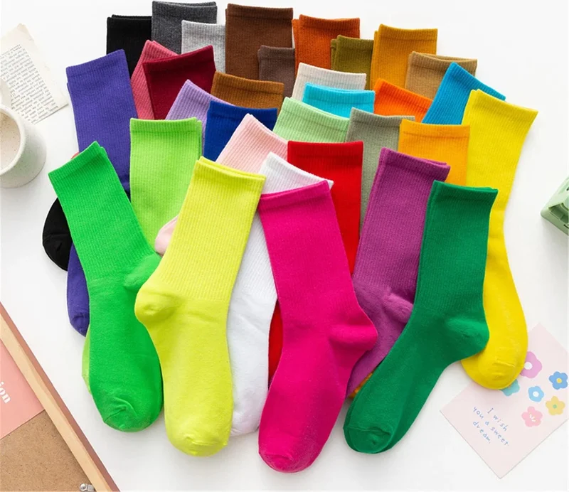 اسينتي Men's Socks Women's Socks Sports Socks Colorful Socket Socks Men's Long Summer Thin Socks