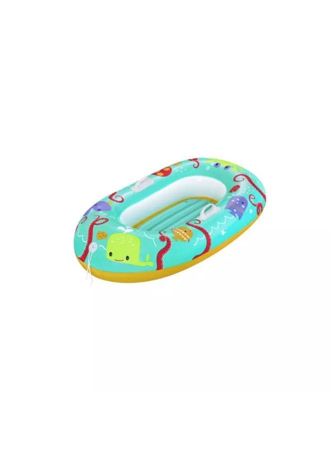 Bestway بيست واي Happy Crustacean™ قارب قابل للنفخ للأطفال كريستي 119 × 79 سم 