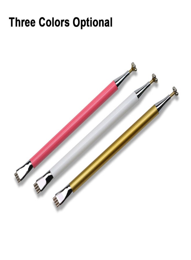 Nail Art Flower Magnet Pen Double Head Flower Design Nail Magnet Stick Nail Art Design for Cat Eye Gel Polish - Image 2