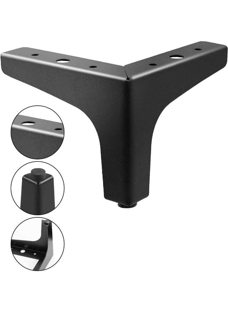 Furniture Legs, Heavy Duty Furniture Metal Table Legs with Screws & Protector Feet - Image 4