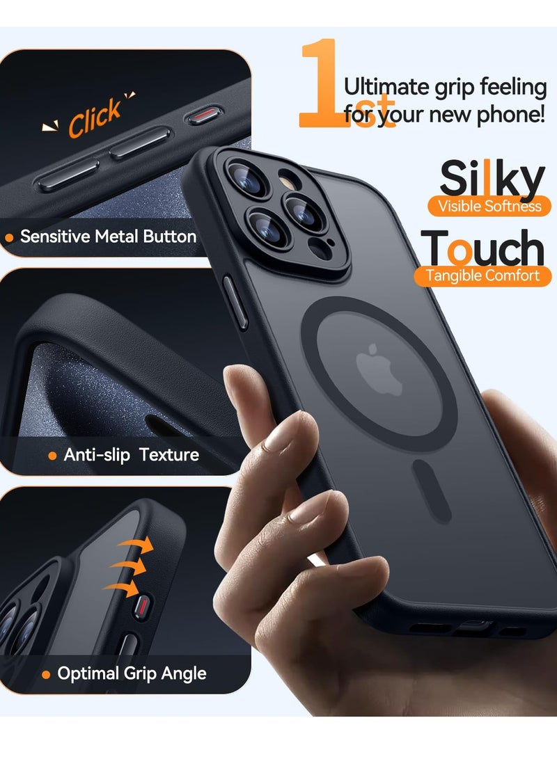 SOKAD MagSafe Matte Black Case for iPhone 15 Pro Max, Full Camera Protection - Image 5