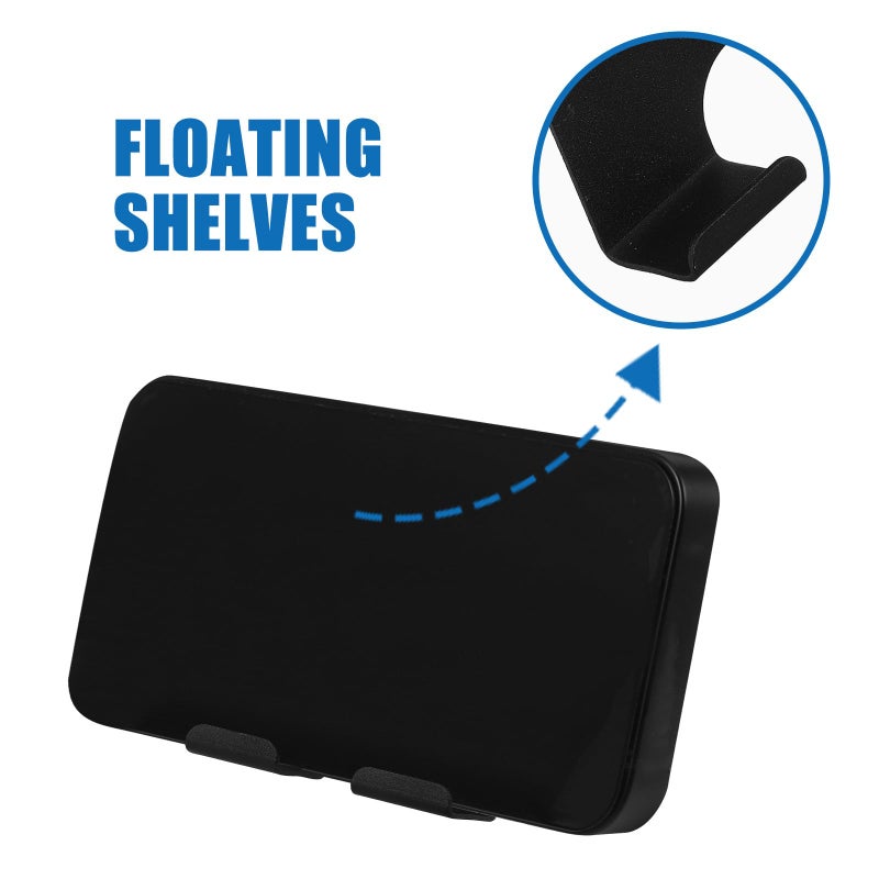 Black Iron Phone Tablet Holder Desk Stand Stable Multi Functional Home Office Use - Image 4