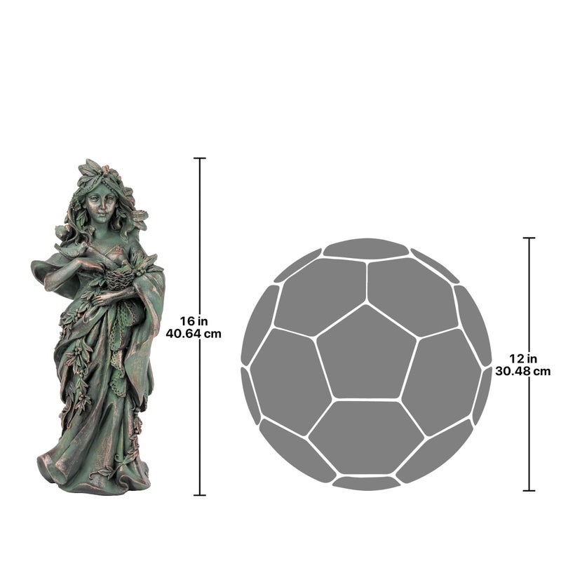 Design Toscano NG31497 Mother Nature Maiden of the Forest Statue,Full Color - Image 4