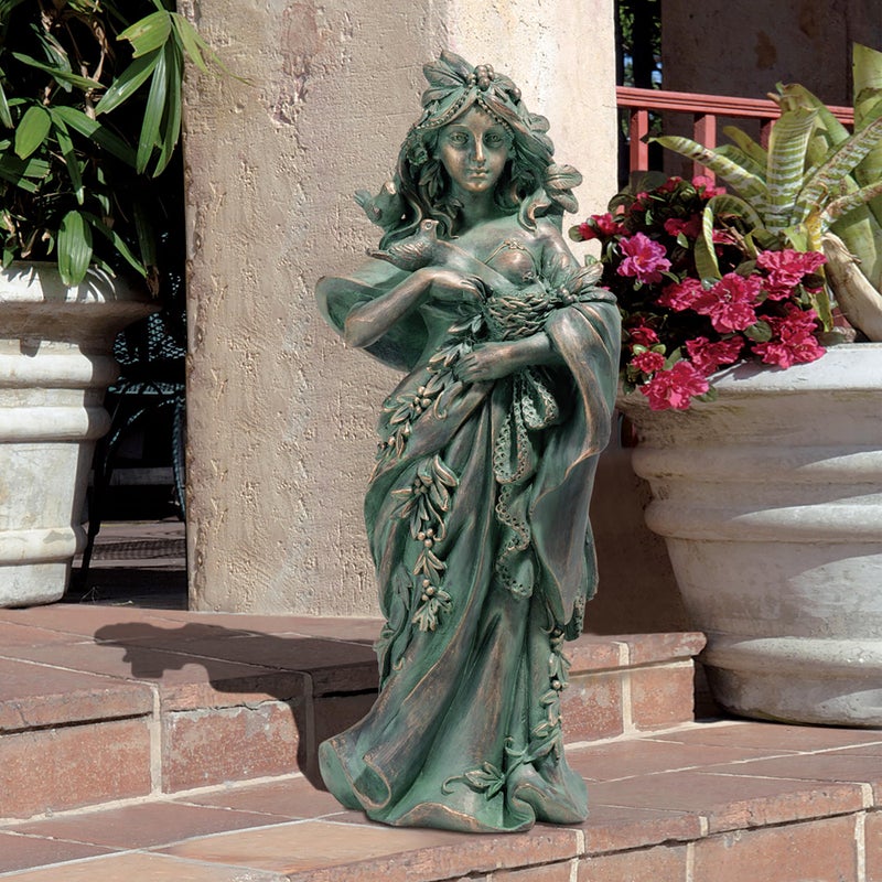 Design Toscano NG31497 Mother Nature Maiden of the Forest Statue,Full Color - Image 3