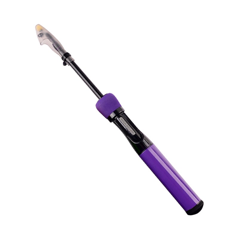 iLure Fishing Rod: 1.2m Model B Purple High Intensity Ultralight Durable - 3+1 BB Bearing 4.3:1 Gear Ratio Fishing Reel - Life-Like Lures ABS Tackle Box for Kids Fishing - Image 5