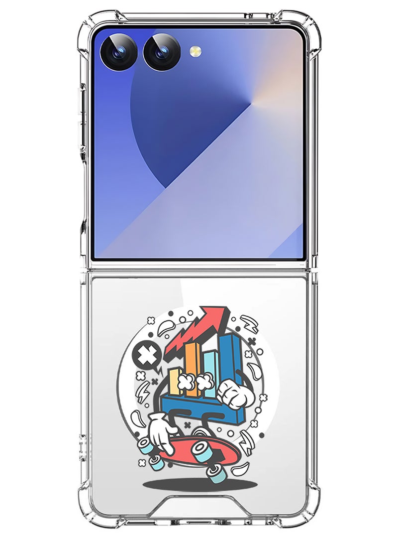 Theodor Magnetic Case for Samsung Galaxy Z Flip 7 Compatible with MagSafe Wireless Charging, Shockproof Phone Bumper Cover Stocks Market - Image 1