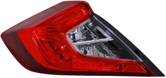 VISH Tail Lamp (Driver Side) for Honda Civic (2016-2021) Aftermarket Replacement - Image 2