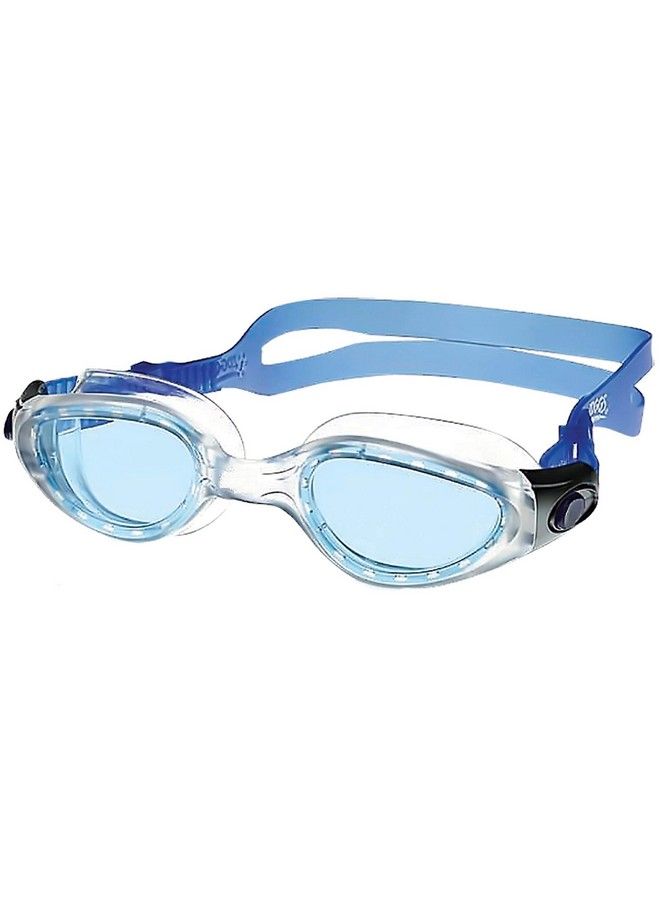 Inditradition Anti Fog Swimming Goggle For Adults & Kids ; With Free Ear Plugs And Hanging Case Adjustable Straps (Assorted Color) - Image 1