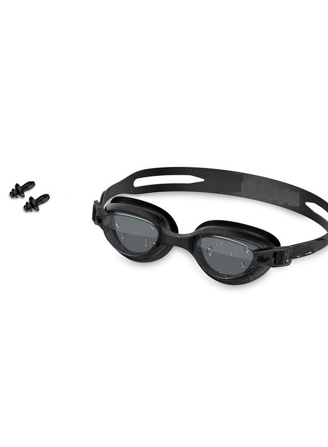 Inditradition Anti Fog Swimming Goggle For Adults & Kids ; With Free Ear Plugs And Hanging Case Adjustable Straps (Assorted Color) - Image 3