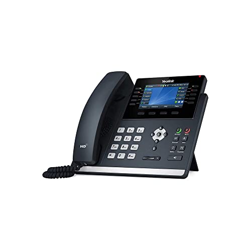 Yealink T46U IP Phone, 16 VoIP Accounts. 4.3-Inch Color Display. Dual USB 2.0, Dual-Port Gigabit Ethernet, 802.3af PoE, Power Adapter Not Included (SIP-T46U) - Image 3