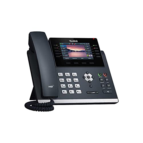 Yealink T46U IP Phone, 16 VoIP Accounts. 4.3-Inch Color Display. Dual USB 2.0, Dual-Port Gigabit Ethernet, 802.3af PoE, Power Adapter Not Included (SIP-T46U) - Image 2