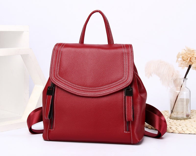 Backpack Women'S Fashionable All-Match Backpack Schoolbag Women'S Ins-Style Large Capacity Commuter - Image 2