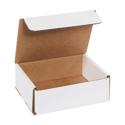 BOX USA Small Shipping Boxes 6"L x 5"W x 2"H, 50-Pack - White Box Crush-Proof Mailers for Packaging, Storage, Gifts or Bulk Business Orders - Image 1