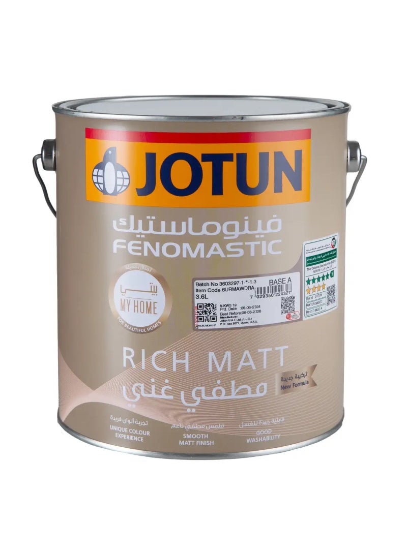 Jotun دهان داخلي مات غني من جوتون فينوماتيك منزلي أ (3.6 لتر)